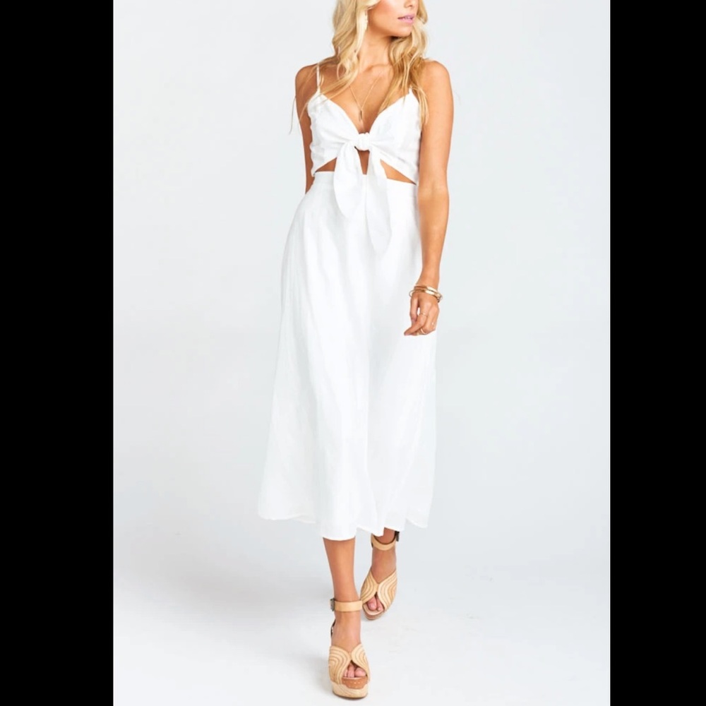NWOT Show Me Your Mumu Moby Tie Maxi Dress